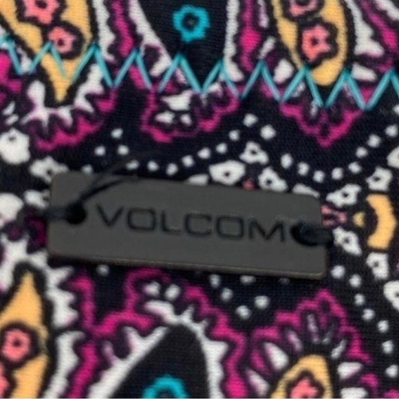 NWT - VOLCOM - Sea La Vie Modest Boho Multicolor Tribal Bikini Bottoms - Size XS - Picture 5 of 13